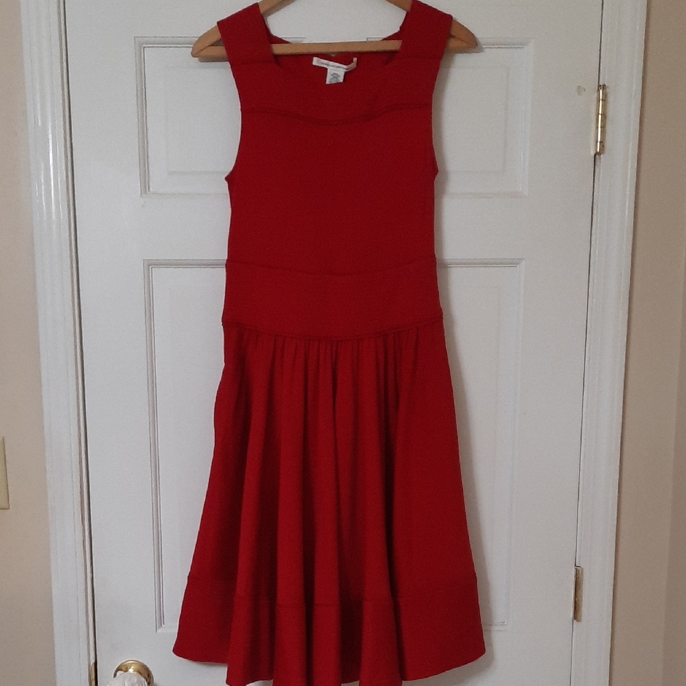 Diane Von Furstenberg Vibrant Red Kids Dress